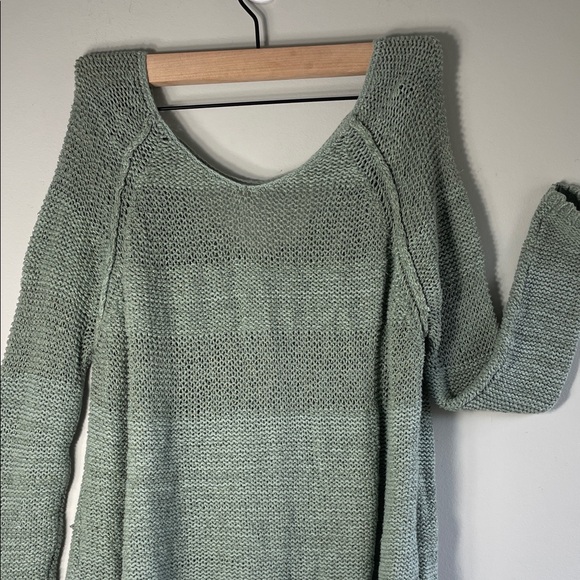 Free People Olive Knit Sweater - Picture 4 of 6